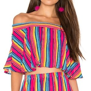 Show Me Your Mumu Strapless/Off-The-Shoulder Top